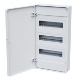 Щит навесной КЭАЗ OptiBox Pro 36-NNR-IP40 36 (3x12) модулей непрозрачная белая дверца IP40 (электрический шкаф)