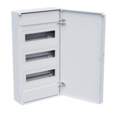 Щит навесной КЭАЗ OptiBox Pro 36-NNR-IP40 36 (3x12) модулей непрозрачная белая дверца IP40 (электрический шкаф)