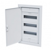 Щит встраиваемый КЭАЗ OptiBox Pro 36-VNR-IP40 36 (3x12) модулей непрозрачная белая дверца IP40