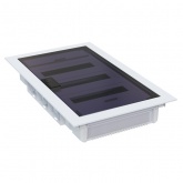 Щит встраиваемый КЭАЗ OptiBox Pro 36-VKR-IP40 36 (3x12) модулей прозрачная черная дверца IP40