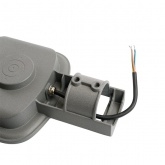 Консольный светодиодный светильник Feron SP3070 80W 5000K AC90-300V цвет серый IP66 d38-62mm