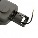 Консольный светодиодный светильник Feron SP3070 100W 5000K AC90-300V цвет серый IP66 d38-62mm