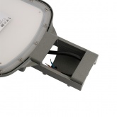 Консольный светодиодный светильник Feron SP3070 120W 5000K AC90-300V цвет серый IP66 d38-62mm