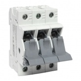 Предохранитель-разъединитель EKF DF 10х38 3П для плавких вставок типа ПВЦ с индикатором