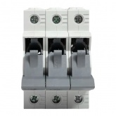 Предохранитель-разъединитель EKF DF 10х38 3П для плавких вставок типа ПВЦ с индикатором