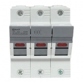 Предохранитель-разъединитель EKF DF 14х51 3П для плавких вставок типа ПВЦ с индикатором