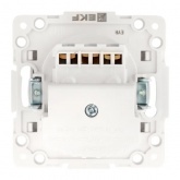 Механизм розетки EKF 2P+E 16А 2хUSB-А 2A с защитными шторками Стокгольм белый