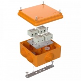 Коробка огнестойкая Промрукав 100х100х50 для открытой проводки 40-0300-FR1.5-8 Е15-Е120