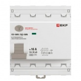 УЗО EKF PROxima ВД-100N 4П 16А 30мА тип AC 6кА (электромеханическое) (ВДТ)