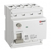 УЗО EKF PROxima ВД-100N 4П 40А 30мА тип AC 6кА (электромеханическое) (ВДТ)