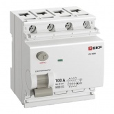 УЗО EKF PROxima ВД-100N 4П 100А 30мА тип AC 6кА (электромеханическое) (ВДТ)