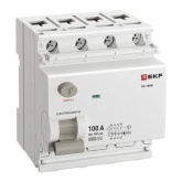 УЗО EKF PROxima ВД-100N 4П 100А 100мА тип AC 6кА (электромеханическое) (ВДТ)