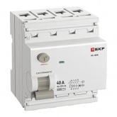 УЗО EKF PROxima ВД-100N 4П 40А 300мА тип AC 6кА (электромеханическое) (ВДТ)