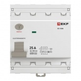 УЗО EKF PROxima ВД-100N 4П 25А 300мА тип A 6кА (электромеханическое) (ВДТ)