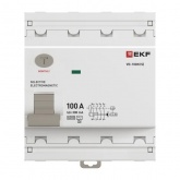 УЗО EKF PROxima ВД-100N (S) 4П 100А 300мА тип AC селективное 6кА (электромеханическое) (ВДТ)