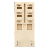 Реле промежуточное с кнопкой и механической индикацией EKF AVERES RPAt 22/2 8A 230В AC