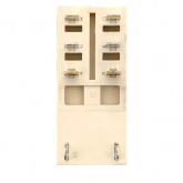 Реле промежуточное с кнопкой и механической индикацией EKF AVERES RPAt 22/2 8A 24В DC