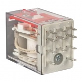 Реле промежуточное с кнопкой и механической индикацией EKF AVERES RPAt 22/3 10A 230В AC