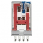 Реле промежуточное с кнопкой и механической индикацией EKF AVERES RPAt 22/4 5A 110В DC