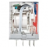 Реле промежуточное с кнопкой и механической индикацией EKF AVERES RPAt 22/4 5A 220В DC