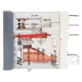 Реле промежуточное с кнопкой и механической индикацией EKF AVERES RPAt 25/1 12A 24В DC