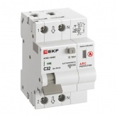 Устройство защиты от дугового пробоя с АВДТ EKF 1P+N С32А 30мА тип А 6кА