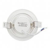 Светодиодный светильник ЭРА KL LED 25A-5 3K WH 5W 3000K круглый поворотный белый 5063079907941