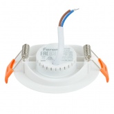 Светодиодный светильник Feron AL540 5W 4000K 400Lm белый, круглый встраиваемый d65/D75x16mm