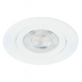 Светодиодный светильник Feron AL540 7W 4000K 560Lm белый, круглый встраиваемый d77/D90x16mm