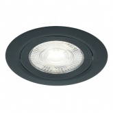 Светодиодный светильник Feron AL540 12W 4000K 960Lm черный, круглый встраиваемый d95/D115x16mm