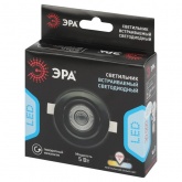 Светодиодный светильник ЭРА KL LED 25A-5 4K BK 5W 4200K круглый поворотный черный 5063079907880