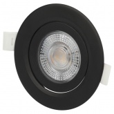 Светодиодный светильник ЭРА KL LED 25A-5 4K BK 5W 4200K круглый поворотный черный 5063079907880