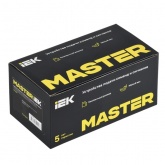 Заглушка ИЭК MASTER для отверстия 22мм серая