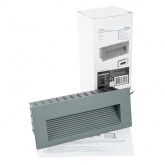 Светильник встраиваемый светодиодный LN012-1 5W 4000K 110-265V IP65 серый для подсветки ступеней