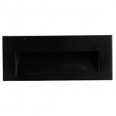 Светильник встраиваемый светодиодный LN012-1 5W 4000K 110-265V IP65 черный для подсветки ступеней