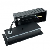 Светильник встраиваемый светодиодный LN012-1 5W 4000K 110-265V IP65 черный для подсветки ступеней