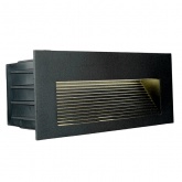 Светильник встраиваемый светодиодный LN012-1 5W 4000K 110-265V IP65 черный для подсветки ступеней