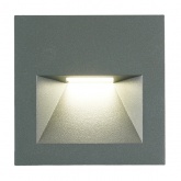 Светильник встраиваемый светодиодный LN013-1 3W 4000K110-265V IP65 серый для подсветки ступеней