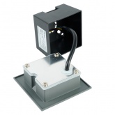 Светильник встраиваемый светодиодный LN013-1 3W 4000K110-265V IP65 серый для подсветки ступеней