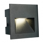 Светильник встраиваемый светодиодный LN013-1 3W 4000K 110-265V IP65 черный для подсветки ступеней