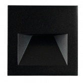 Светильник встраиваемый светодиодный LN013-1 3W 4000K 110-265V IP65 черный для подсветки ступеней