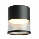 Светильник потолочный на подвесе Feron HL4548 под лампу GX53 max 12W 230V черный D85*H88