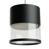 Светильник потолочный на подвесе Feron HL4548 под лампу GX53 max 12W 230V черный D85*H88