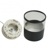 Светильник потолочный на подвесе Feron HL4548 под лампу GX53 max 12W 230V черный D85*H88