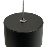 Светильник потолочный на подвесе Feron HL4548 под лампу GX53 max 12W 230V черный D85*H88