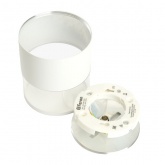 Светильник потолочный Feron HL454 под лампу GX53 230V max 12W белый D85x94mm