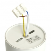 Светильник потолочный Feron HL454 под лампу GX53 230V max 12W белый D85x94mm