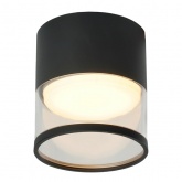 Светильник потолочный Feron HL454 под лампу GX53 230V max 12W черный D85x94mm