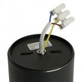 Светильник потолочный Feron HL454 под лампу GX53 230V max 12W черный D85x94mm