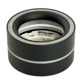 Светильник потолочный накладной / встраиваемый Feron HL455 GX53 230V max 12W черный D85x47mm